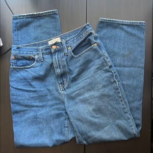 MADEWELL Baggy Straight Blue Denim Jeans 27